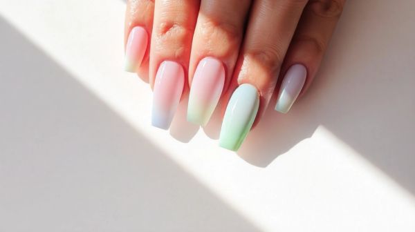 Top 5 manucures pastel multicolores idéales pour l'été